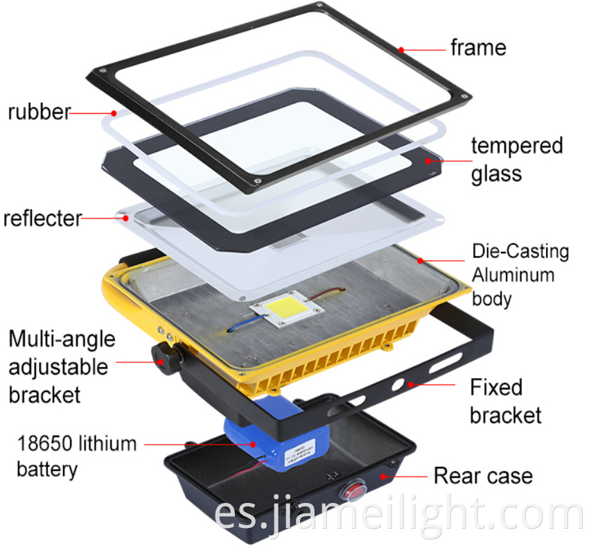 LED rechargeable flood light2